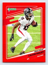 2021 Panini Donruss Calvin Ridley #234 Red Press Proof