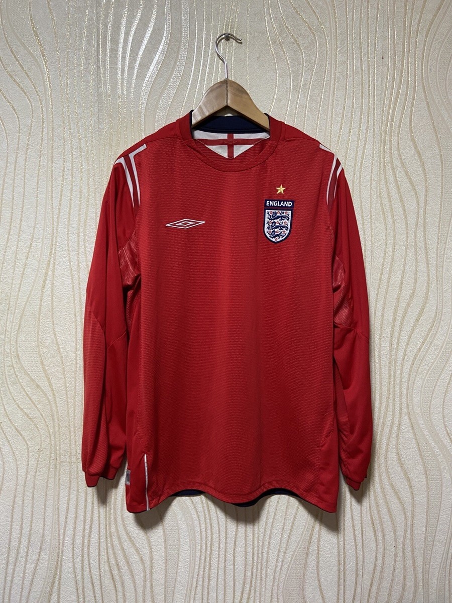 04/06 UMBRO × ENGLAND Away Game Shirts 2006-07 England Match Issue Away Shirt Owen #10