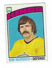 1976-77 TOPPS BOB MURDOCH #74 LOS ANGELES KINGS