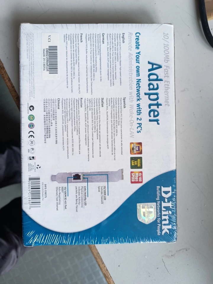 D-Link DFE-530TX 10/100 MBit/s Ethernet Card - Immagine 3 di 3