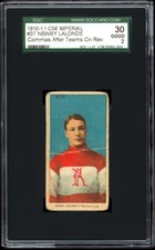 1910 C56 Imperial Tobacco #37 Newsy Lalonde RC SGC 30 RARE! ONLY 5 KNOWN!