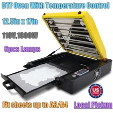 US PICK 12.5inX17in DTF Oven DTF Curing Oven Drying for Transfer Film DTF Sheet