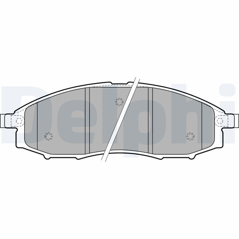 Plaquettes de frein avant Nissan Navara NP300 2.5 dCi 4WD et Murano I 3.5 4X4