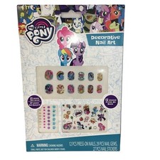 Hasbro My Little Pony Kids Decorative Press On Nail Art 68 Pieces Gems Stickers