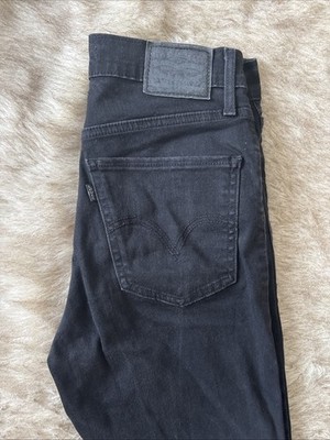 Levi S Jeans W28 L32 Modell Mile High Super Skinny Schwarz Hose Damen Z12