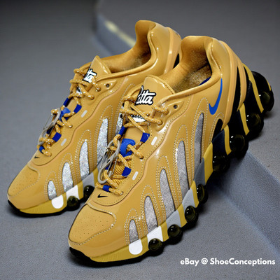 Nike Air Max DN8 SP x Patta Shoes Club Gold Game Royal IB4029-700 Mens Sizes NEW
