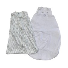 Baby Sleep Sack Bundle - Comforter Bear  Patterned Wearable Blanket 6-12M 