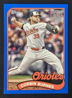 Corbin Burnes 2024 Topps Update 1989 Topps Blue #89US-50 Baltimore Orioles