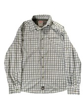 Wrangler Outdoor Series Shirt Mens Sz L Plaid Button-Up Regular Fit Long Sleeve