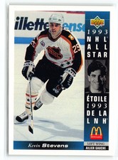 Kevin Stevens 1993 Upper Deck NHL All Star #McD-25