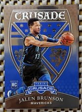 JALEN BRUNSON 2018 Chronicles CRUSADE Chrome Rookie Card #544 NY NBA FINALS