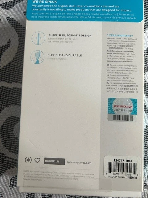 Speck CandyShell Lite iPhone SE (2022/2020), 6s, 8, 7 Case, Black NEW IN BOX - Image 2 of 2