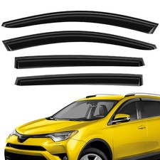 Sun Rain Visors Wind Rain Guards for 2013-2018 Toyota RAV4
