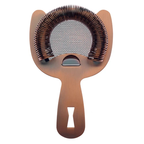 Barfly Antique Copper Fine Mesh Spring Strainer for Cocktails-image