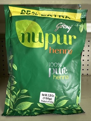 Godrej Nupurヘナ 100%Pure 150g×10個 Godrej Nupur Henna Powder for Hair Colour 100% Pure, 150g | eBay