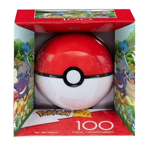 Pokémon Poke Ball 100 Piece Puzzle Nintendo Buffalo Games New In Box