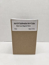 3 Unopened Bottles Printers Jack Anti UV Sublimation Ink Refills Missing Black