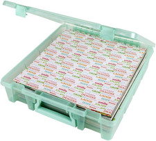 Artbin 6955RJ Super Satchel 1-Compartment Box, Art Craft Organizer, 1-Pack, Tr