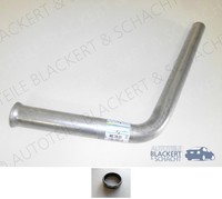 Imasaf Auspuff Hosenrohr + Flansch + Dichtung für Mercedes-Benz W126 C126 Rechts