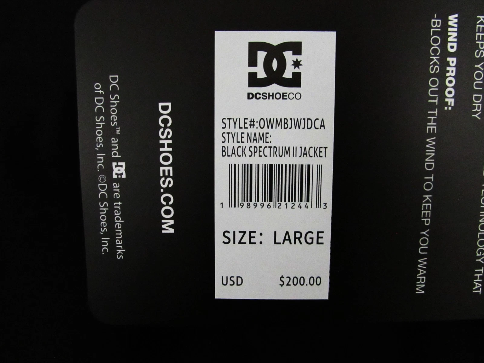 DC Shoes Men's Spectrum II Hooded Softshell Jacket Size Large NWT. image 10