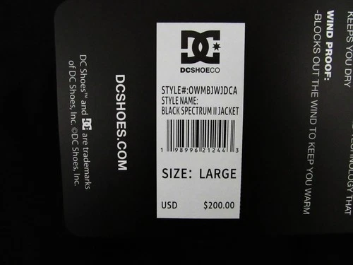 DC Shoes Men's Spectrum II Hooded Softshell Jacket Size Large NWT. image 10