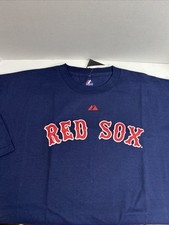Boston Red Sox T-Shirt Jersey Blue Adult #44 XX-Large