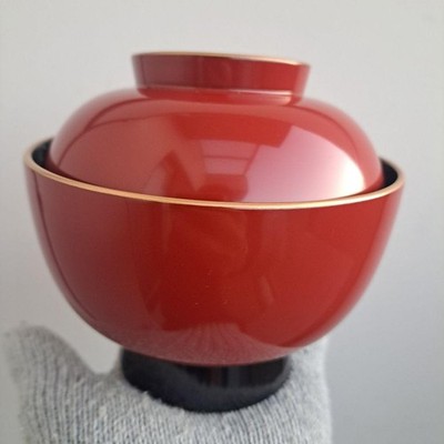 [Wajima lacquer, Kinbuchi, Ashika bowl x 1 customer] Clothwork, hardwood, made
