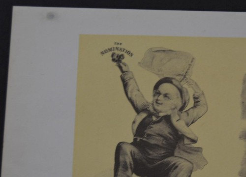 Vintage Currier & Ives Political Cartoons Art Print Wall Art 1942 - Bild 7 von 8