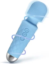 Body Back Relaxation Massager - Mini - Travel - 9 Speeds 19 Modes - for Blue 