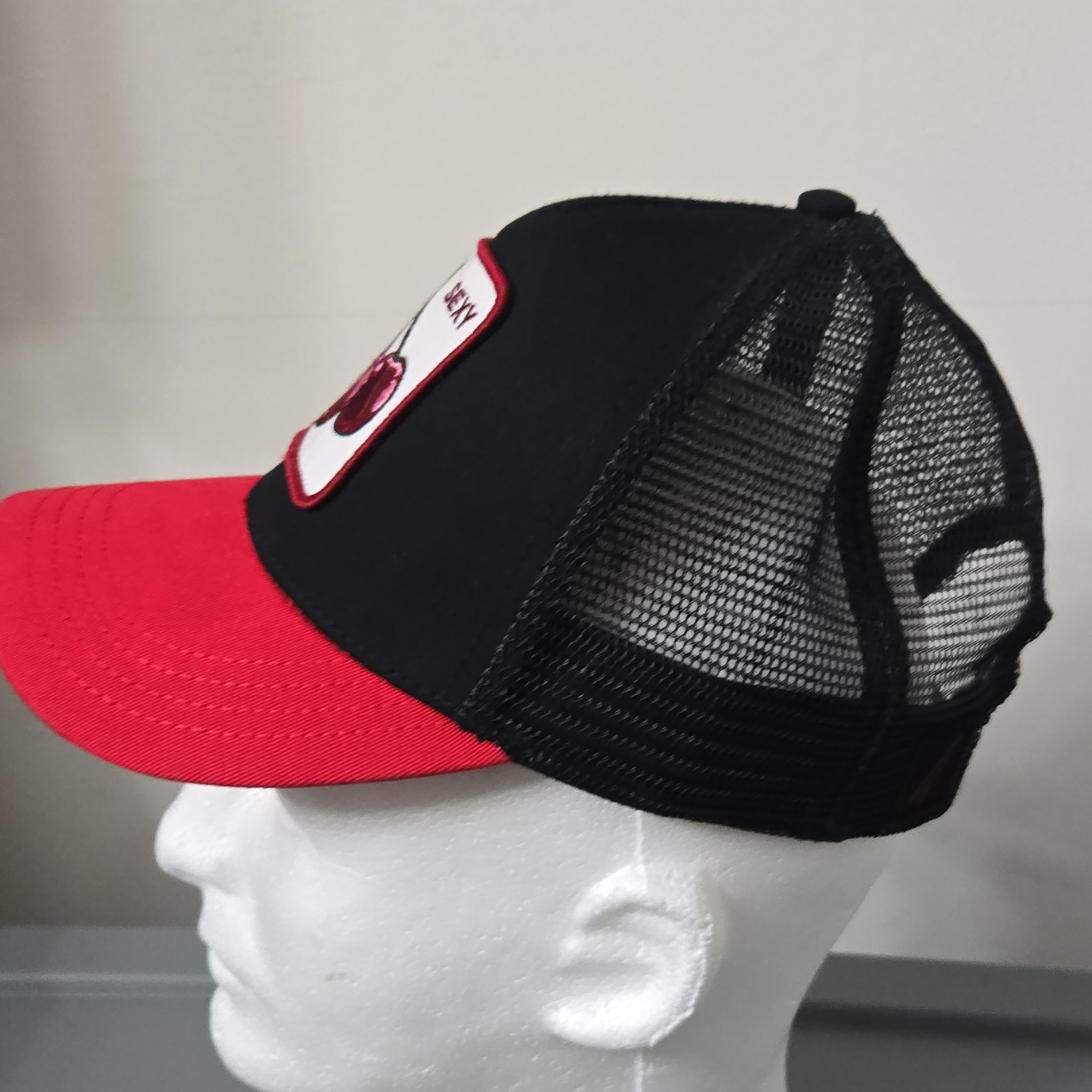 COCOWI Cherry Patch Mesh Back Adjustable Trucker … - image 2