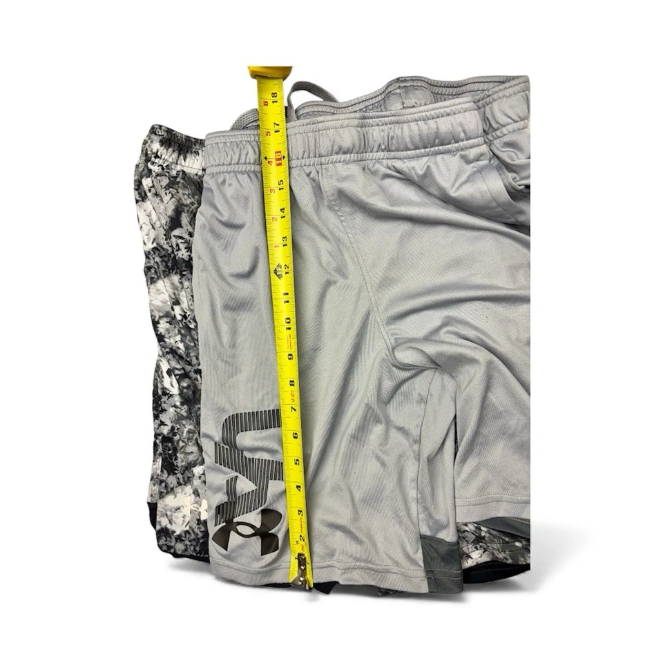 Under Armour Boy’s YXL Shorts Set (3) Black/White/Grey - Image 2 of 3