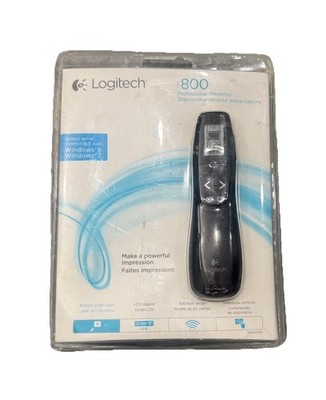 Logitech R800 Wireless Laser Presenter Pointer Remote, Black (910-001350)