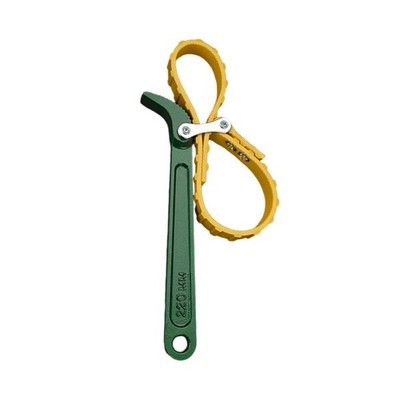 9'' Oil Filter Belt Strap Wrench, Adjustable Rubber Fuel Filters Band Wrench