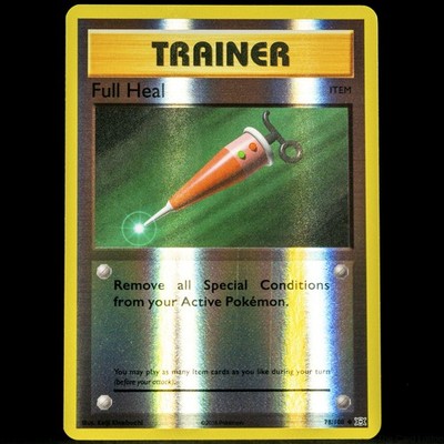 Full Heal 78/108 Reverse Holo XY Evolutions Pokemon Card 2016