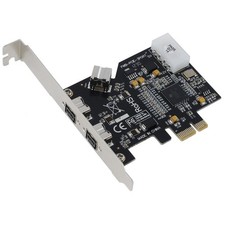 PCIExpress IEEE 1394b FireWire 3 Port Controller Card 2 External 1 Internal