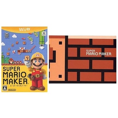 Super Mario Maker First Booklet Included Wii U NTSC-J CIB Digital Manual
