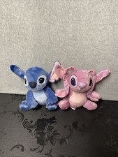 Disney Lilo Stitch Stitch Angel Plush 9 Lot of 2