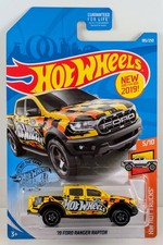 2019 Ford Ranger Raptor / Yellow / Hot Wheels / 2019