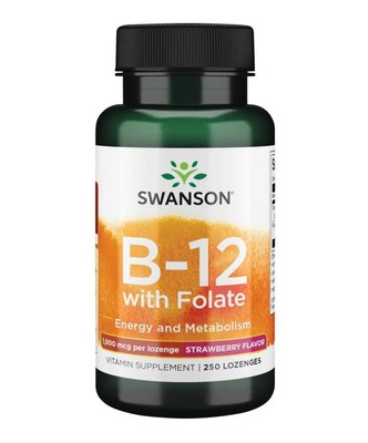SWANSON VITAMIN B-12 1.000 MCG & FOLAT 665 MCG 250 LUTSCHTABLETTEN