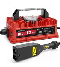 18 AMP 36 Volt Golf Cart Battery Charger for EZGO TXT with D Style Plug