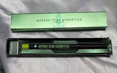 NEW JEFFREE STAR COSMETICS MONEY COUNTER AUTOMATIC EYELINER 0.007 OZ lime green