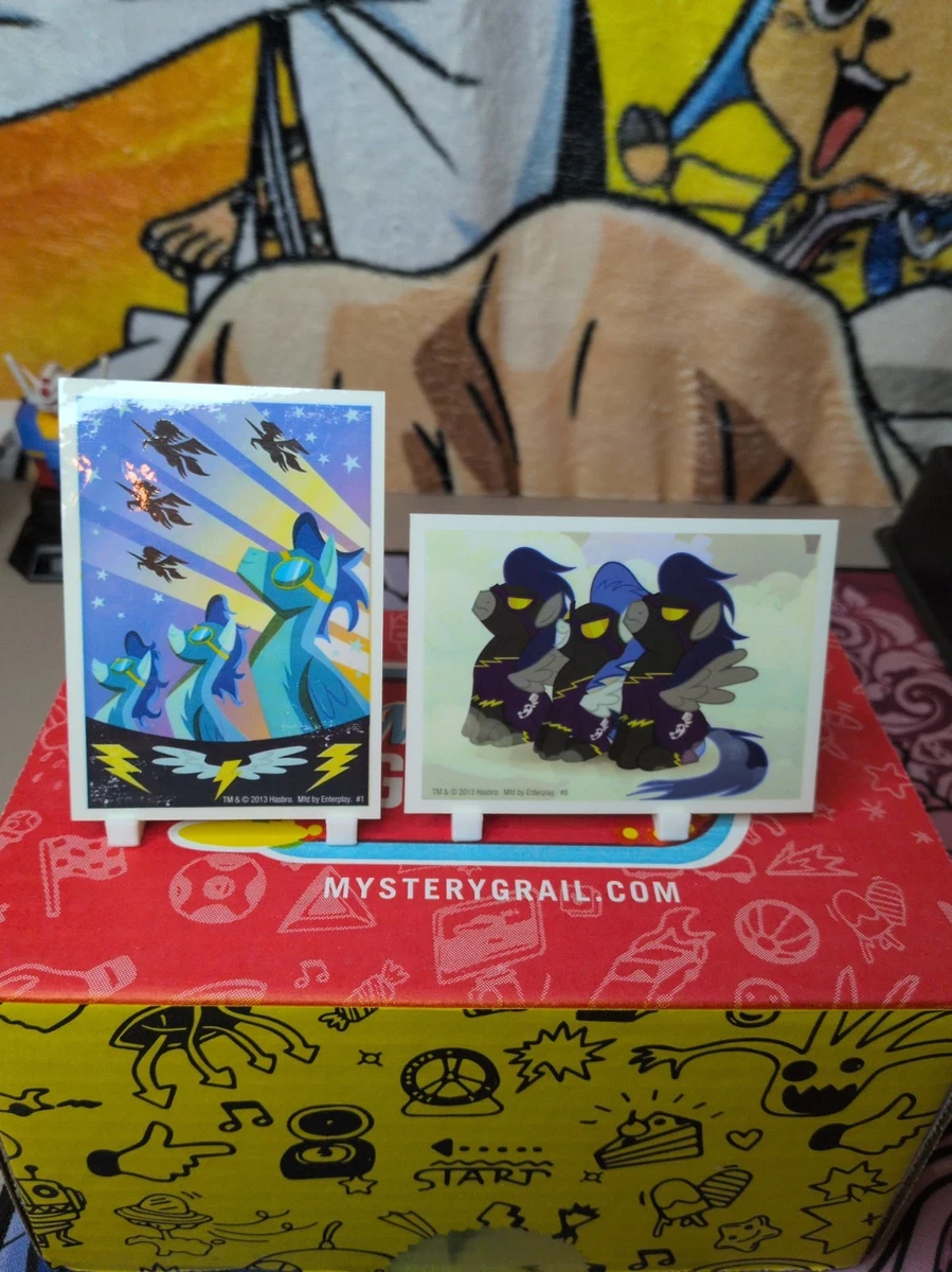 2013 Enterplay MLP Dog Tag Sticker Lot 2 Wonderbolts Shadowbolts Decal Vintage