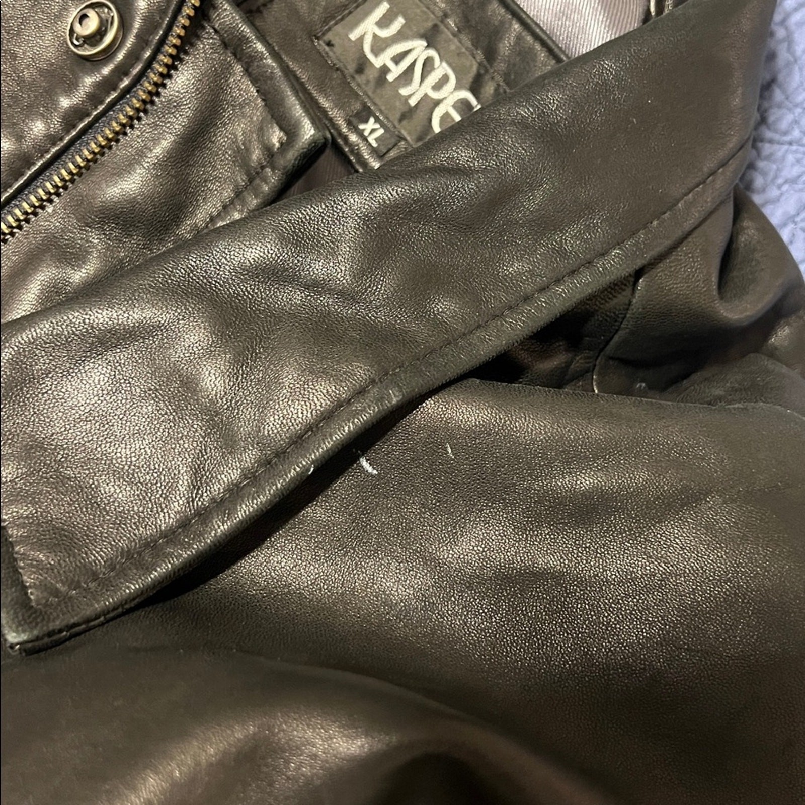 Kasper Black Leather Jacket - image 8