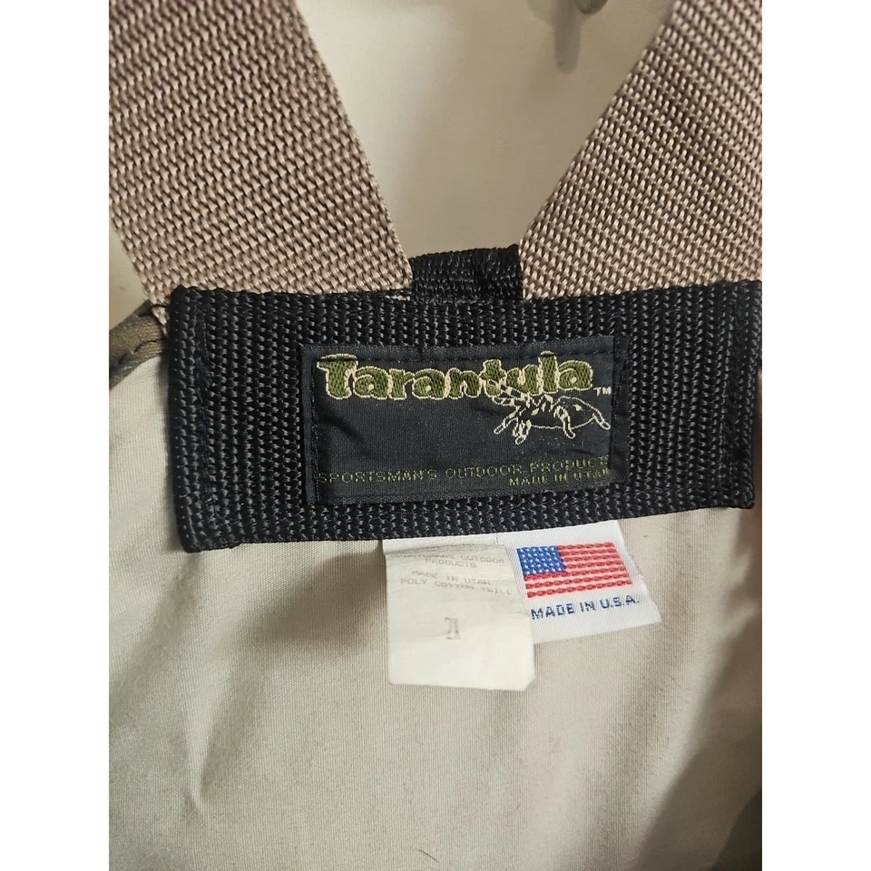 RARE Vintage Tarantulas Turkey Hunting Vest Camo W/ Ground Seat! Nice! XXLarge🔥 - Image 2 of 4