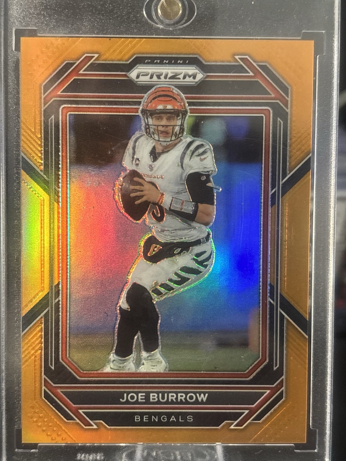 Joe Burrow #56 Orange Prizm /249 Bengals Color Match 🐅 2022 Panini Prizm