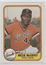 1981 Fleer Willie McCovey #434 HOF 2k3