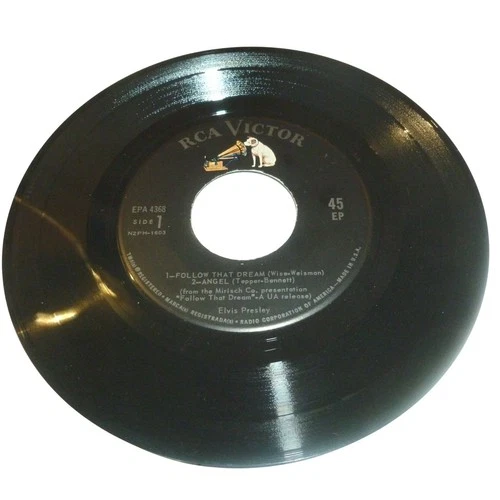 Elvis Presley Follow That Dream 45 EP RCA Victor EPA 4368 Vintage Vinyl Record