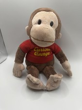 GUND Curious George Universal Studios Soft Plush Monkey With Shirt