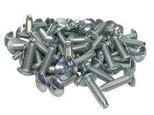 50 PCS 10-32 Zinc Rack Screws USA Made Equipment Server Mounting Hardware