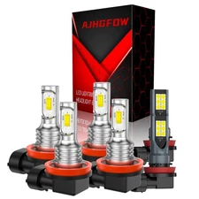 For Nissan Rogue 2014-2020 6x 10000K LED Headlight High+Low+Fog Light Bulbs Kit